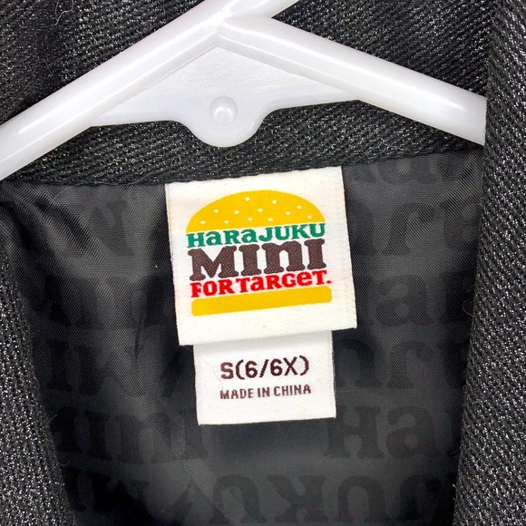 Harajuku Mini For Target Black Biker Vest (6/6X) - Picture 3 of 3